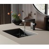 MEJE #202H -18 Inch Undermount Rectangle Bathroom Sink, Porcelain Ceramic