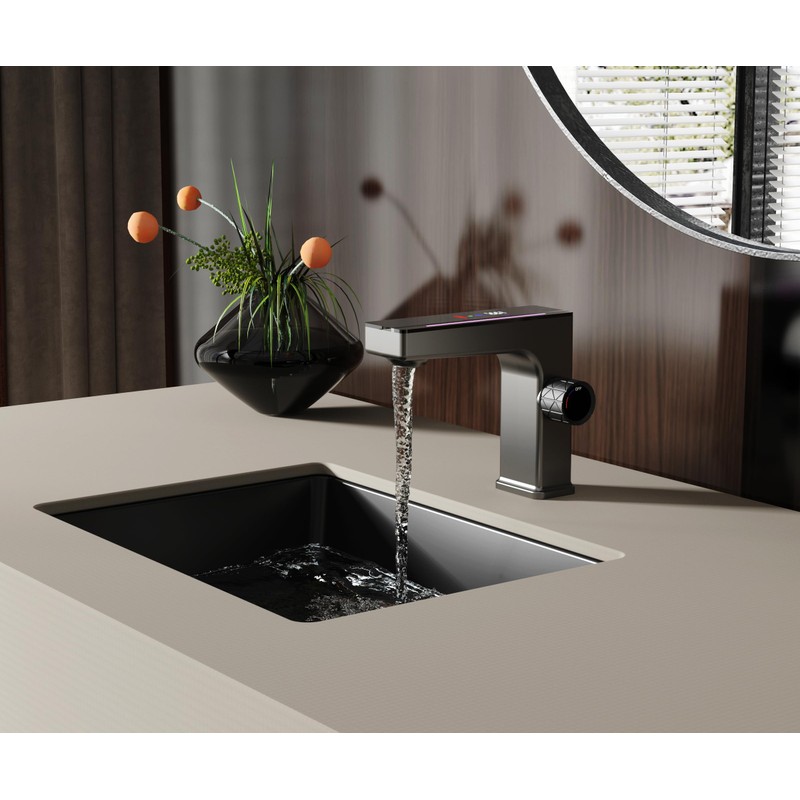 MEJE #202H -18 Inch Undermount Rectangle Bathroom Sink, Porcelain Ceramic