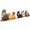 Cat Draft Block, Energy Efficient Decorative Door Draft Stopper, Double