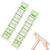 iTYOOS 2 Pcs 30 x 5 cm Acrylic Measuring Ruler,