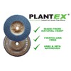 CS UNITEC PLANTEX® Spitfire Premium Zirconia 6" Dia, 120 Grit,