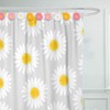 CTOHN 12-Piece Flowers Shower Curtain Hooks, Daisy Floral Stainless Steel