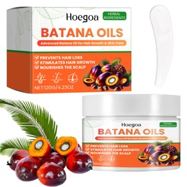 Batana Öl Bio Batana-Öl-Conditioner, Batana Oil for Hair Growth Batana Öl Verhindert Haarausfall, Bio Batana Öl für Gesünderes, Glatter Haar, Batana oil (120 G) mit 1 Spatel