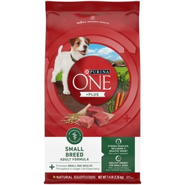 Purina ONE Natural Small Breed Dry Dog Food, SmartBlend Lamb & Rice Formula - 7.4 lb. Bag