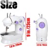 Mini Sewing Machine,Portable Sewing Machine for Beginners Adult Kids, Crafting