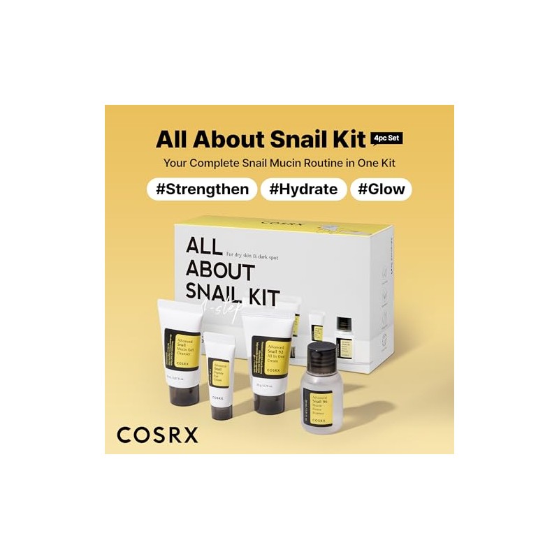 COSRX - All About Snail Kit de 4 piezas