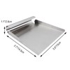 Proshopping Stainless Steel Scooper for Food, Large One-Piece Cast Square