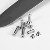 10 Packs Knife Handle Screws Rivets Bolts Fasteners,Hex Flat Head
