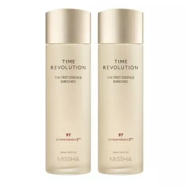 Missha 미샤 타임 레볼루션 더 퍼스트 에센스 인리치드, 150ml, 2개 [150ml x 1개] Missha Time Revolution The First Essence Enriched, 150ml, 2 pieces [150ml x 1 piece]