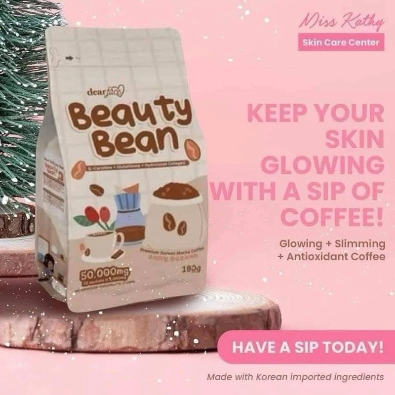 Dear Face BEAUTY BEAN Premium Korean Mocha Coffee 10 Sachets