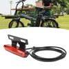 Electric Bicycle Tail Light LED Night Lighting Brake Warning Turn