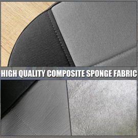 SAPUBK Front Seat Covers Replace for 1995-2000 Toyota Tacoma 60/40 Front Bench with Center Console, Driver and Passenger Knitted Fabric Composite Soft Foam Lining Airmesh Breathable Seat Cover