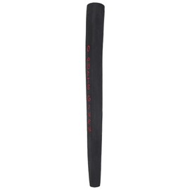 Studio Crafted 0 Putts Given Pistolini Style Golf Putter Grip Tamaño mediano para hombres y mujeres (negro/rojo)