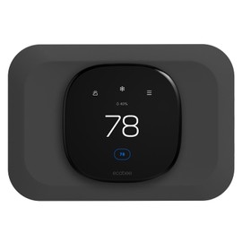 Wall Plate Cover Compatible with New 2022 Ecobee Smart Thermostat Premium & 2022 Ecobee Smart Thermostat Enhanced, Programmable WiFi Thermostat Accessory, Black