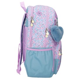 Enso Girls Cute Girl Luggage Messenger Bag (Pack of 1), dark purple, preschool backpack