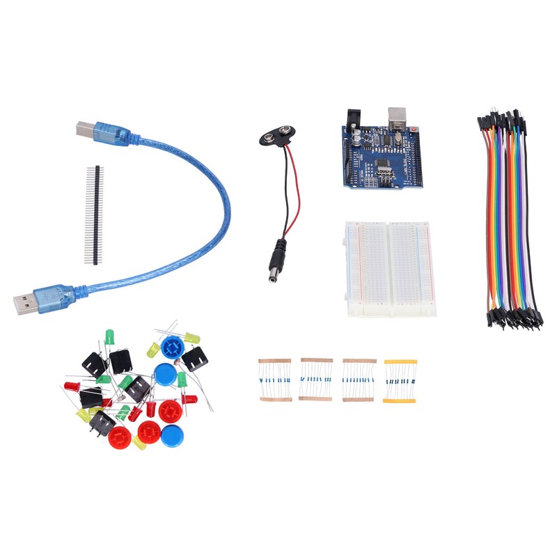 Development Board Starter Kit for R3 Mini Breadboard LED Jumper