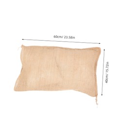 ORFOFE Potato Sack Race Bag Reusable Burlap Outdoor Game Supplies for Parties Carnival Fun Lightweight Jute Sack for Lawn Games Easter Day Activities