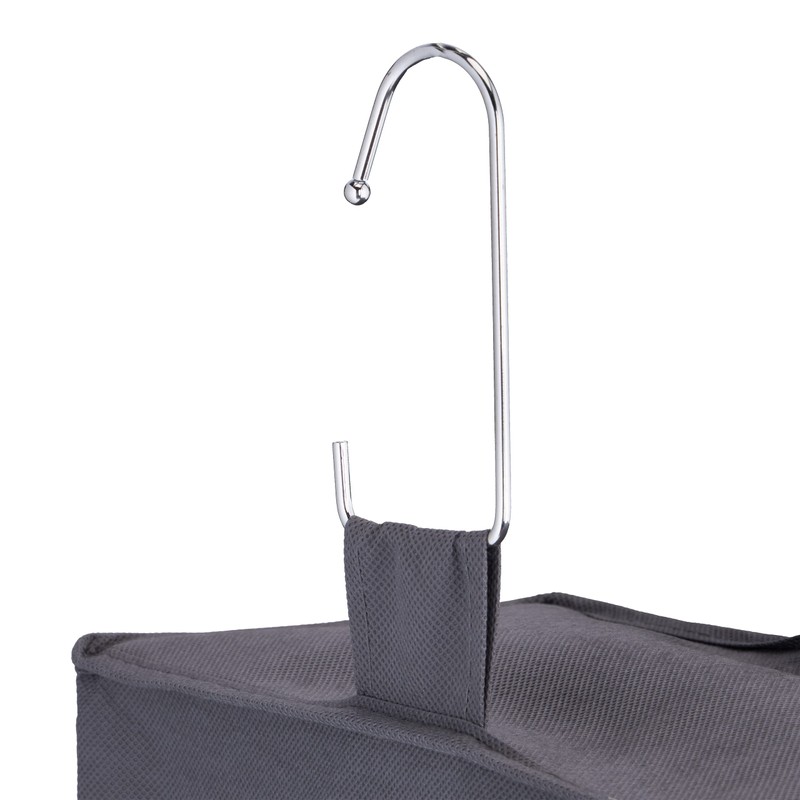 Relaxdays Wardrobe Hanging Shelf, 6 Compartments, Fabric, H x D