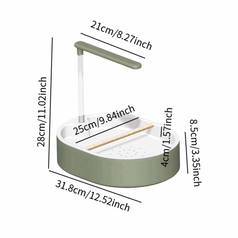 Gralara Automatic Bird Bathtub Bird Automatic Bath Shower Easy Setup