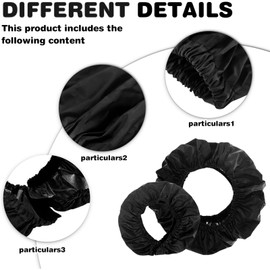 Set of 4 Wheel Covers for Babies, Wheel Covers for Prams, Waterproof Wheel Cover Oxford Fabric, Pram Wheel Cover, Wheelchair Protection Cover, Dustproof Pushchair Accessories
