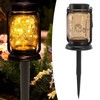 Outdoor Solar Lantern Auto Sensing ABS Glass Soft Warm Light