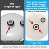 Qualirey 2 Pack Premium Filter Replacement Compatible with HG-N Type