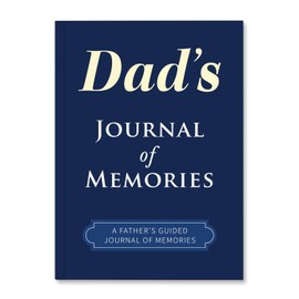 A Dad's Guided Journal to Share His Life Story, Memory Heritage Book to Fill Out About Life for Dad, Dad's Legacy Journal with Prompt, Sentimental Gifts for Dad from Daughter on Birthday, Father's Day