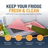 Refrigerator Liners for Shelves (8 Pack) by Linda’s Essentials -