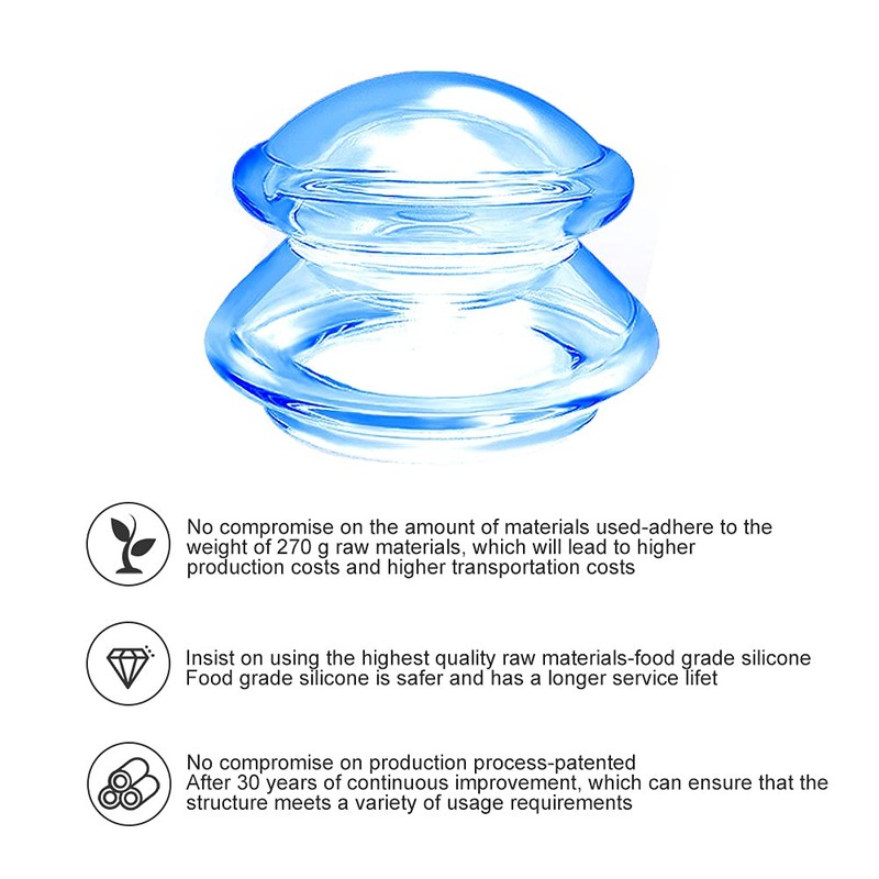 Silicone Cupping Set Vacuum Suction Cupping Therapy Sets for Facial