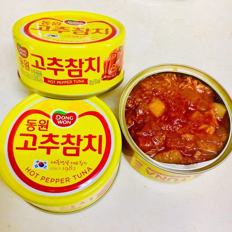 [ 8 Packs ] Dongwon tuna Light 라이트참치 100g x