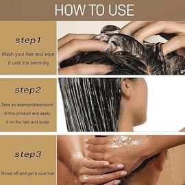 EEGCUPD Botanix Batana Oil, Botanix Batana Oil for Hair Growth, Unrefined Batana Hair Oil, Organic Batana Conditioner for Thicker, Fuller & Healthier Hair, Batana Conditionersuitable for All Hair Types (3)