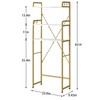Over The Toilet Storage Rack with 3-Tier Shelves, Space Saver