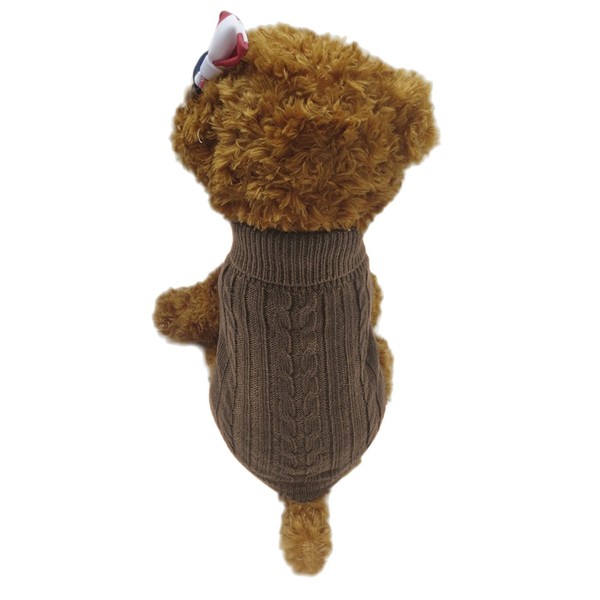 RUIXIB Pet Costume, Warm Knitting Wool Autumn Winter Jumper Pet