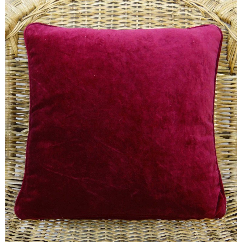 BeyondLiving Solid Velvet Square Cushion Cover Pillow Case Pillows Home