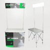 Simple stall for events, mobile display stand, exhibition stand 50x90cm 50x90cm