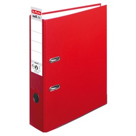 Herlitz 5480306 Lever Arch File A4 8 cm red