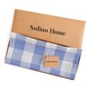Solino Home Linen Check Table Runner 60 inches Long –