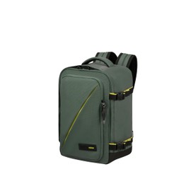 American Tourister Take2Cabin - Ryanair Cabin Bag 25 x 20 x 40 cm, 23 L, 0.50 kg, Hand Luggage, Airplane Backpack S Underseater, Green (Dark Forest)