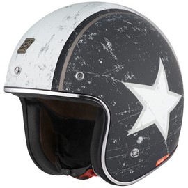 Bogotto V541 Rebel Jet Helmet, Black/White, XS