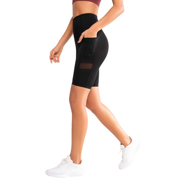 Yvette Biker Shorts Yoga for Women Black