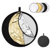 Zasvec Reflector 5-in-1 Folding Reflector 60 cm Round Folding Reflector