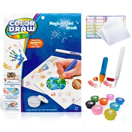 Virellia Magic Paintbrush Set for Kids, Mess Free Magic Art Drawing Toys, Toddler Learning Toys, Arts and Crafts, Preschool Learning Activities for Kids Ages 3-6