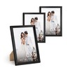 HAUS AND HUES 6x8 Black Metal Picture Frames - Black