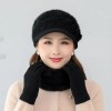 Toolzia 3-Piece Knitted Winter Beanie, Gloves & Scarf Set