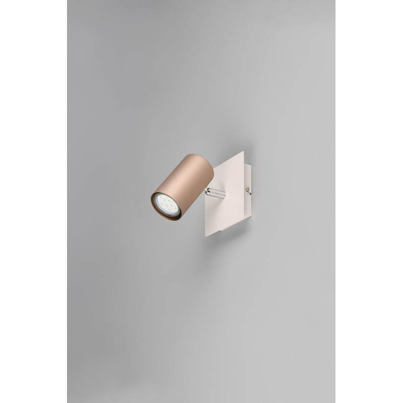Trio Leuchten Marley 802400165 Wall Spotlight Metal Coffee / Warm