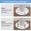 FOROIRON Adjustable Table Legs,Metal Adjustable Height Desk Legs,Adjustable Furniture Legs