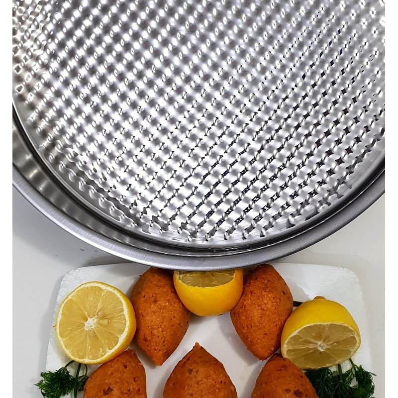 Dlk Stainless Steel Raw Meatball Tray 15 inches (Turkish Cig