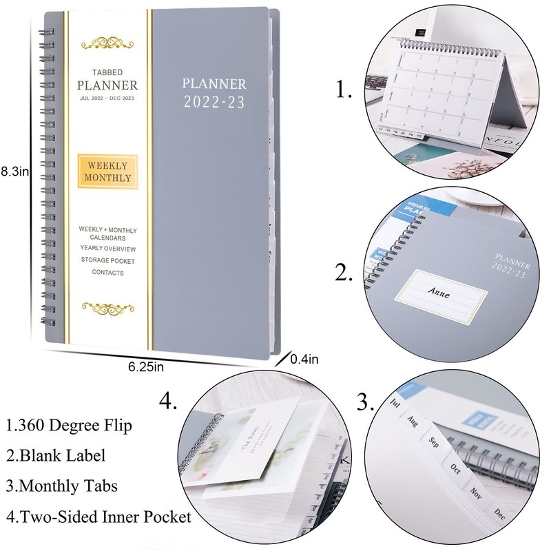 2022-2023 Planner - Academic Planner 2022-2023 with Weekly & Monthly