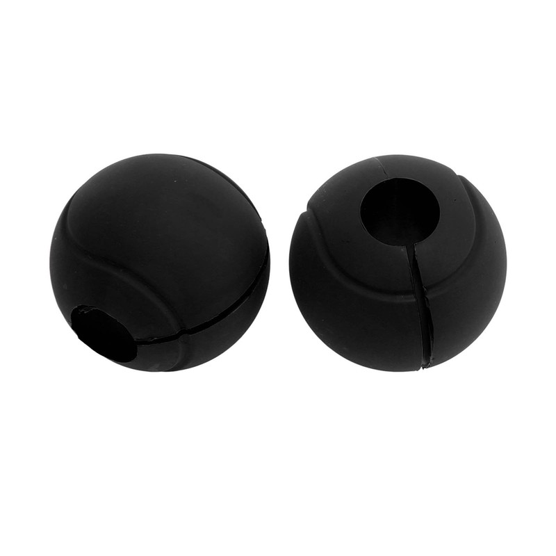 1 Pair of Barbell Dumbbell Curved Bar Grip Round Spherical
