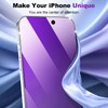 SZLHLTD 2pack Purple 16 Pro Max Privacy Screen Protector